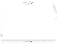 Tablet Screenshot of mariebleyer.com